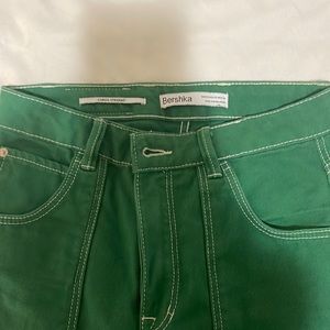 Bershka Green Cargo Pants
